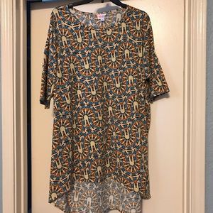 Lularoe Irma High Low Tunic XL Disney Goofy